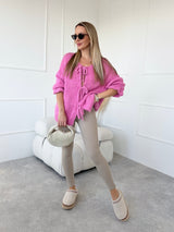 RUŽOVÝ SVETER TRESSIA