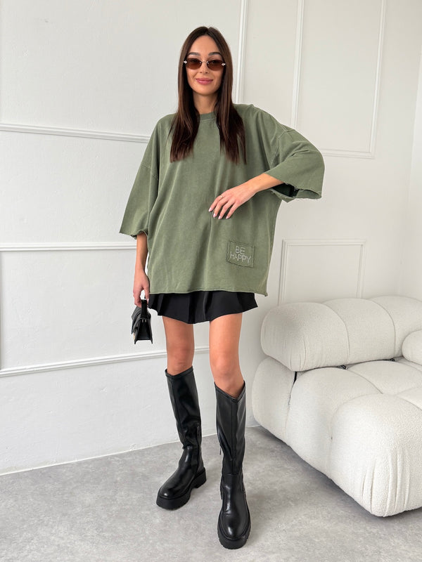 KHAKI OVERSIZE TRIČKO NARA
