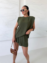 KHAKI ŠORTKY KELSI