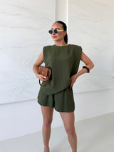 KHAKI ŠORTKY KELSI