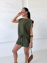 KHAKI ŠORTKY KELSI