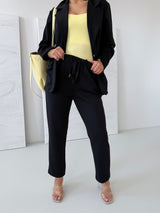 ČIERNE TEPLÁKOVÉ NOHAVICE SANDER