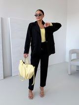 ČIERNE TEPLÁKOVÉ NOHAVICE SANDER