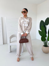 BÉŽOVÁ MIKINA FIORELLA