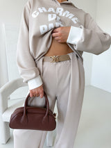 BÉŽOVÉ NOHAVICE FIORELLA S OPASKOM