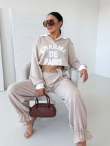 BÉŽOVÁ MIKINA FIORELLA