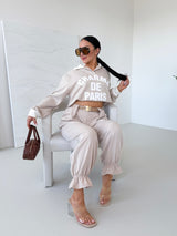 BÉŽOVÁ MIKINA FIORELLA