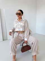 BÉŽOVÁ MIKINA FIORELLA