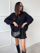 TMAVOMODRÝ SVETER TRESSIA