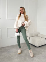 ZELENÉ ZATEPLENÉ LEGÍNY KOURTNEY