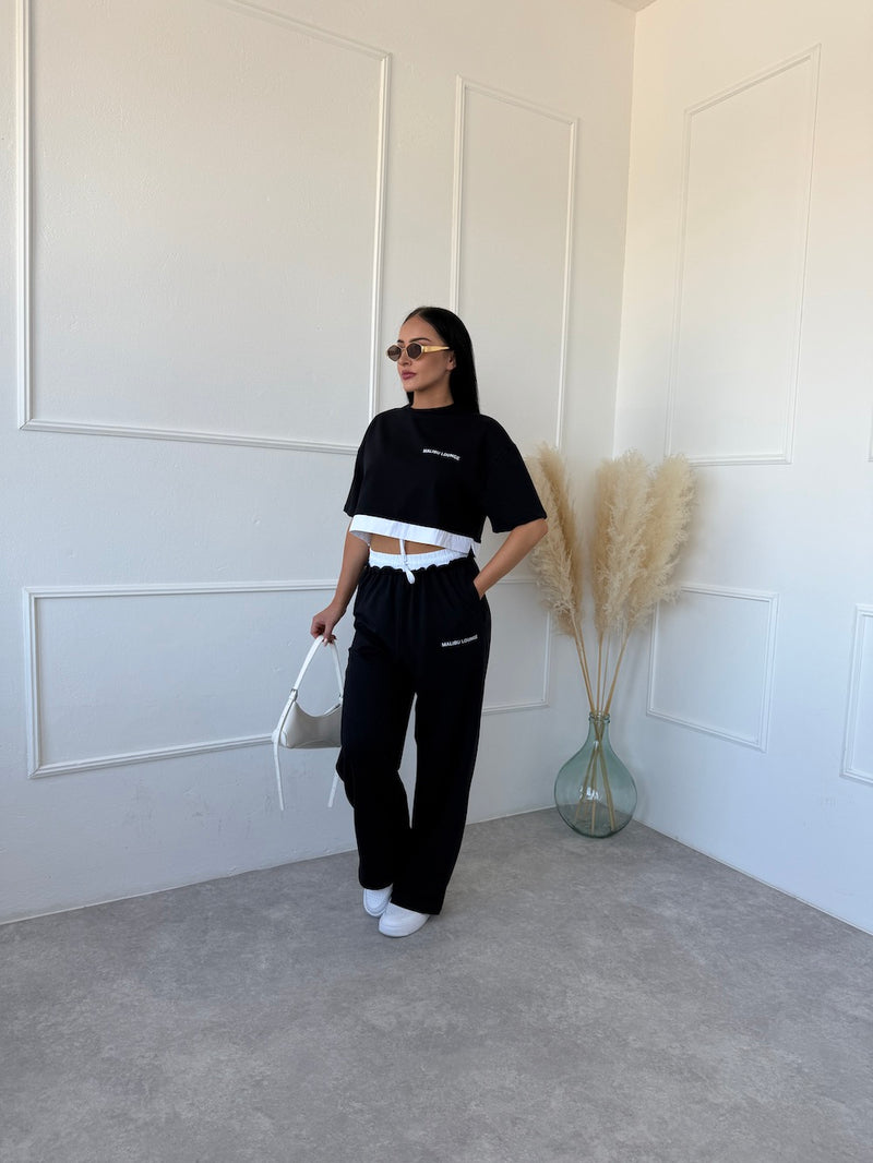 ČIERNY CROP TOP DREAMY