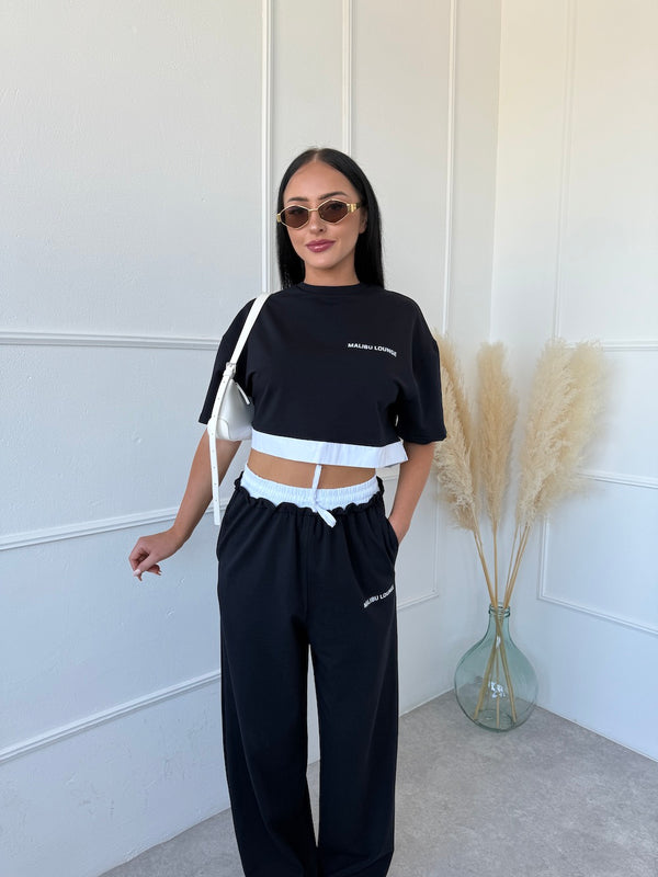 ČIERNY CROP TOP DREAMY