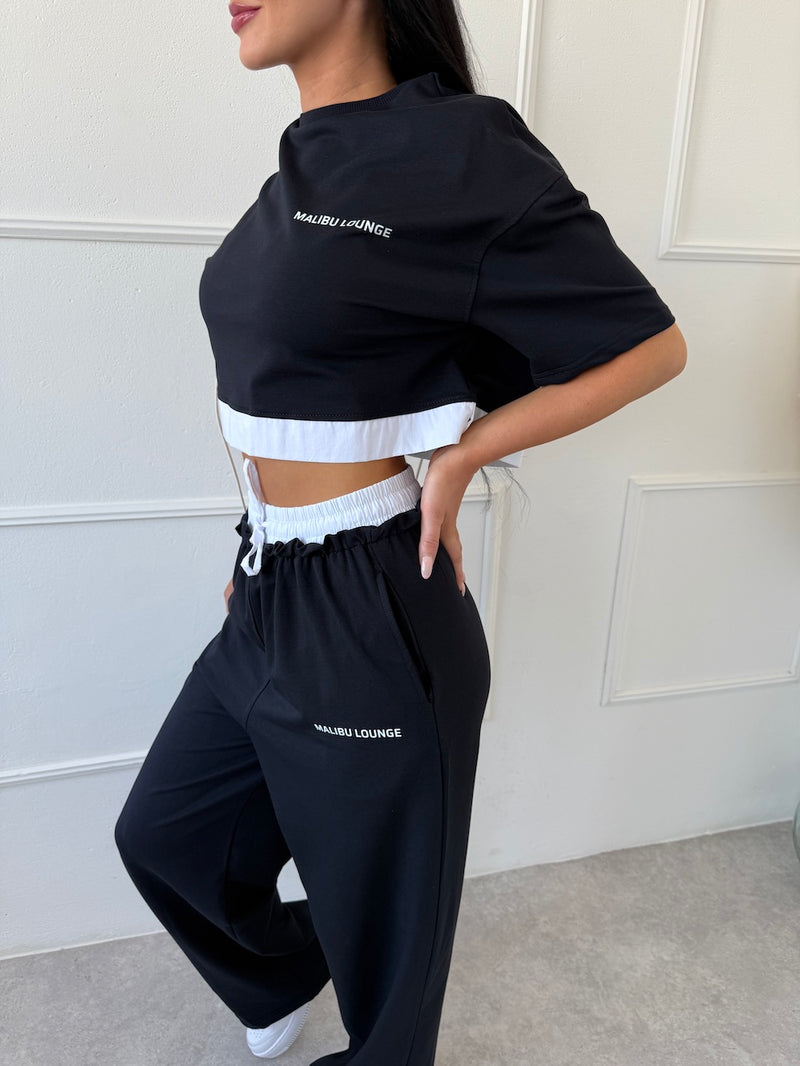 ČIERNY CROP TOP DREAMY