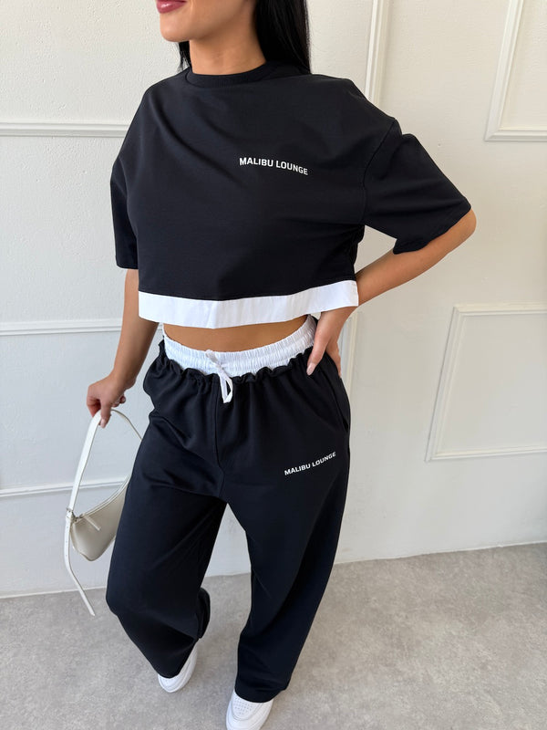 ČIERNY CROP TOP DREAMY