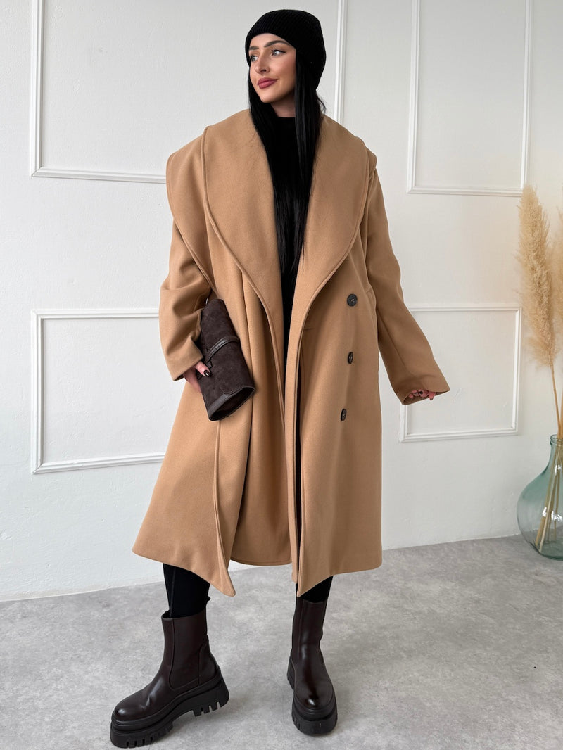 BLEDOHNEDÝ KABÁT DANORA S ODOPÍNATEĽNOU KLOPOU