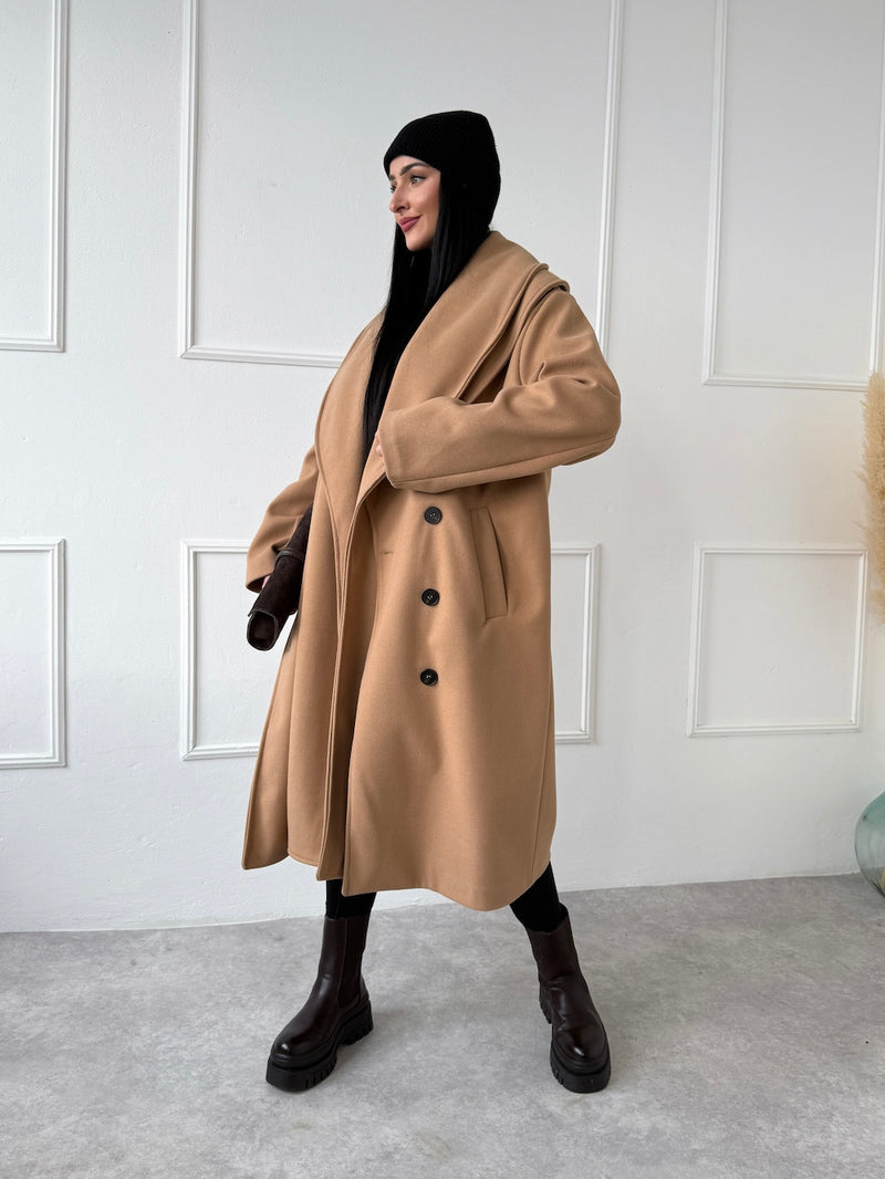 BLEDOHNEDÝ KABÁT DANORA S ODOPÍNATEĽNOU KLOPOU