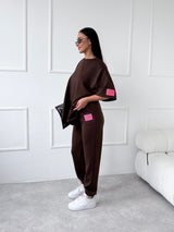 HNEDÉ OVERSIZE TRIČKO NARCIZA