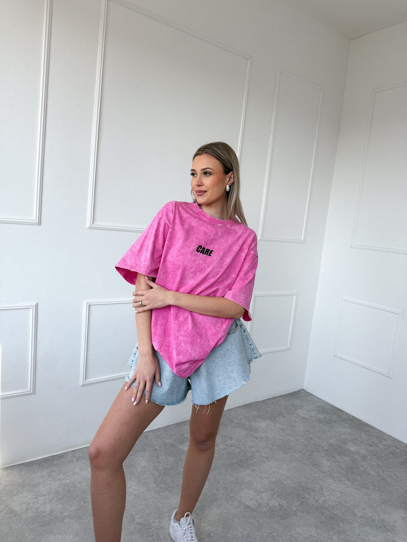 RUŽOVÉ OVERSIZE TRIČKO LILIAN