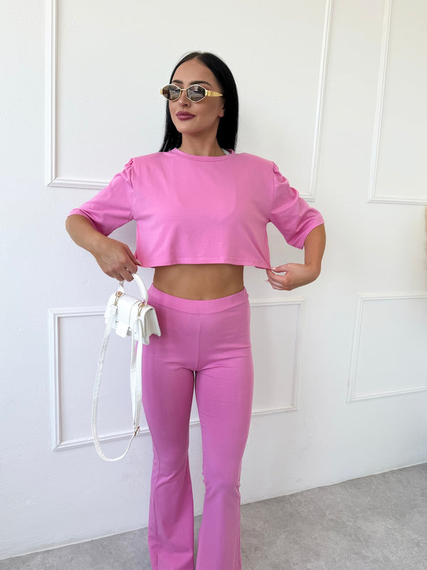 RUŽOVÝ CROP TOP MERRY