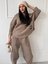 TAUPE MIKINA MARSIA