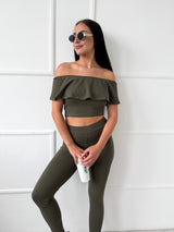 KHAKI TOP VALERY