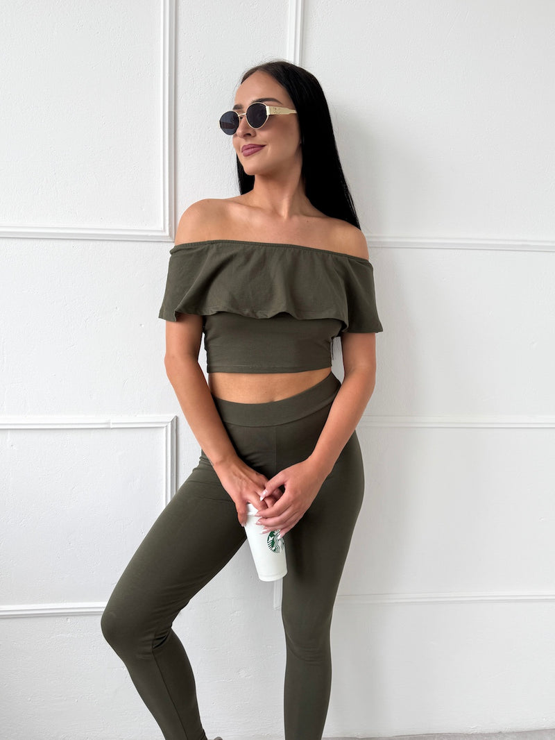 KHAKI TOP VALERY