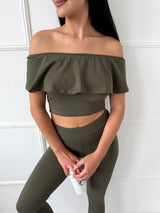 KHAKI TOP VALERY