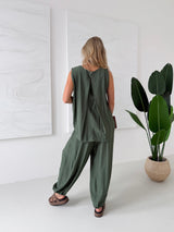 KHAKI TOP RUMMA