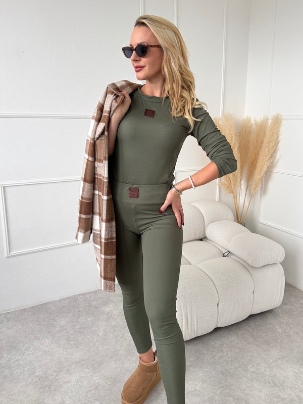 KHAKI REBROVANÉ TRIČKO MELISS