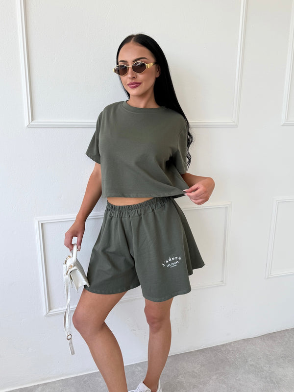 KHAKI ŠORTKY ELORA