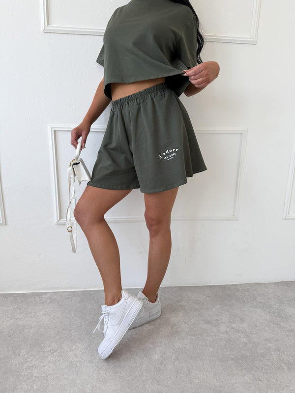 KHAKI ŠORTKY ELORA